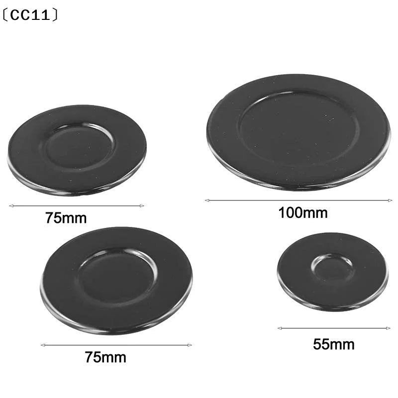 Durable Gas Stove Burner Caps Uniform Flame Even Holes Perfect Home Qme