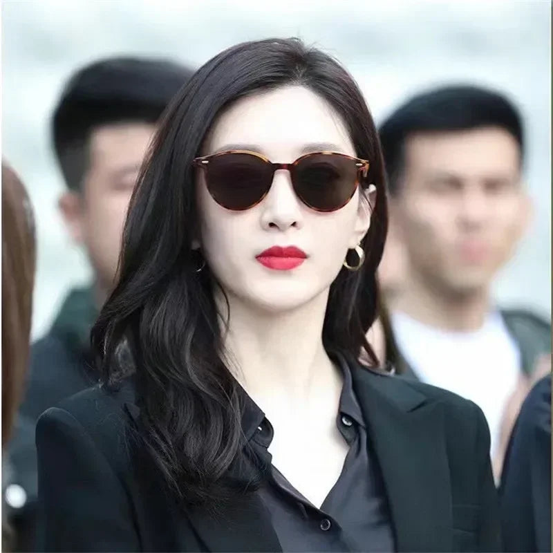 New Small Oval Women's Sunglasses Fashion Brand Women Casual Glasses Vintage Men Outdoor Sunshade Goggles UV400 Oculos De Sol Qme