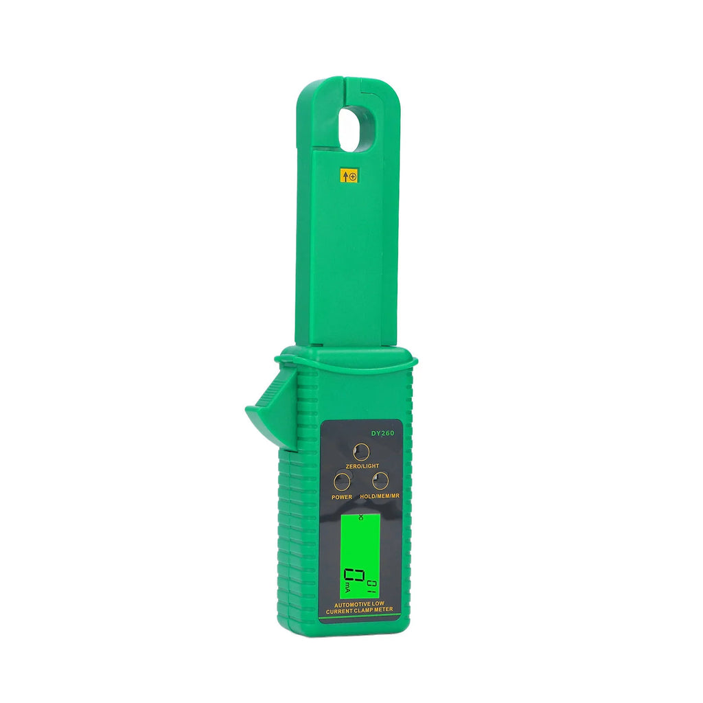 AC/ Low Current Clamp Meter Quick Check 0mA‑60A Range Automatic Recognition Portable Leakage Current Tester for Automotive Qme