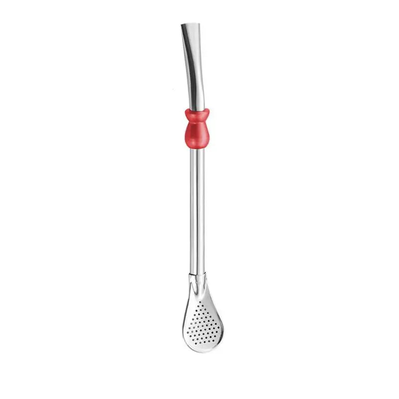 Bombilla Coffee Spoons Milk Drinking Kitchen Tools Reusable Straw Qme A4