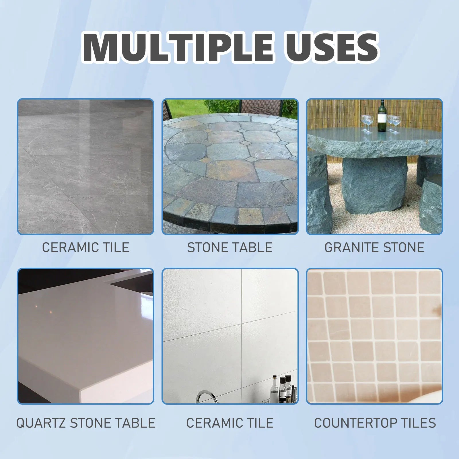 Stone Stain Remover Tile Stubborn Oil Stain Cleaning Bathroom Mold Removal Decontamination Polishing Powder Ceramic Tile Cleaner Qme
