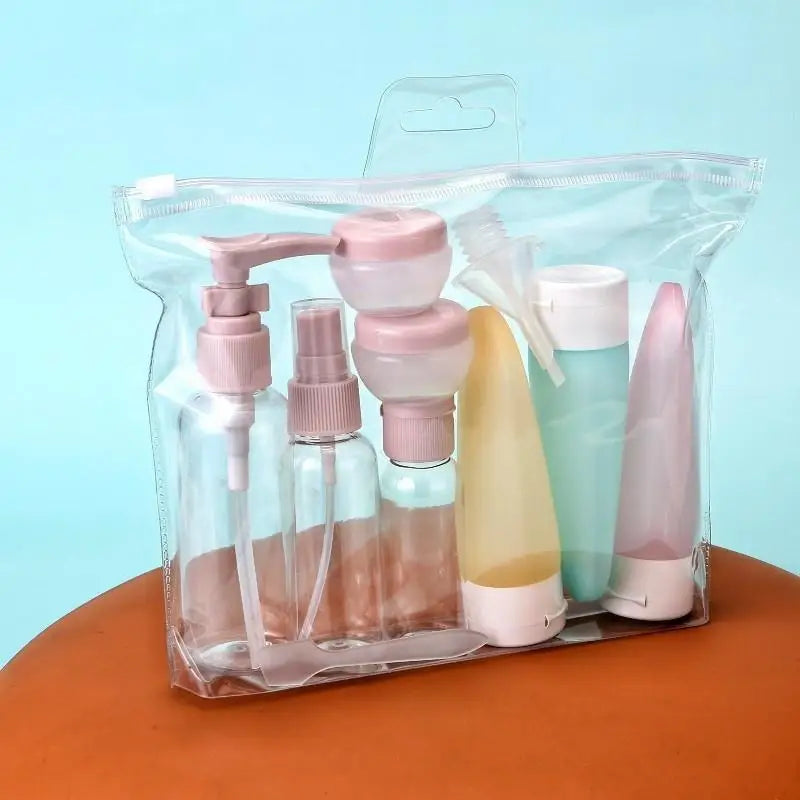 Perfume Bottle Refillable Spray Lotion Shampoo Shower Tube Bottling Qme A6