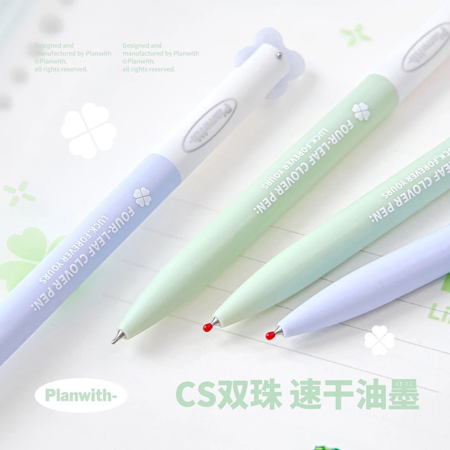 TIANZI Needle Type Gel Ink Pens Blue/Green 0.5mm Liquid Ballpoint Pen Students Stationery School Office Writing Tool Qme
