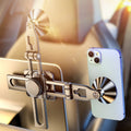 Magnetic Car Phone Bracket Aluminum Alloy Foldable Mobile Phone Mount Stand 360 Degree Rotary Suspension for Tesla Model 3 X Y S Qme Default Title