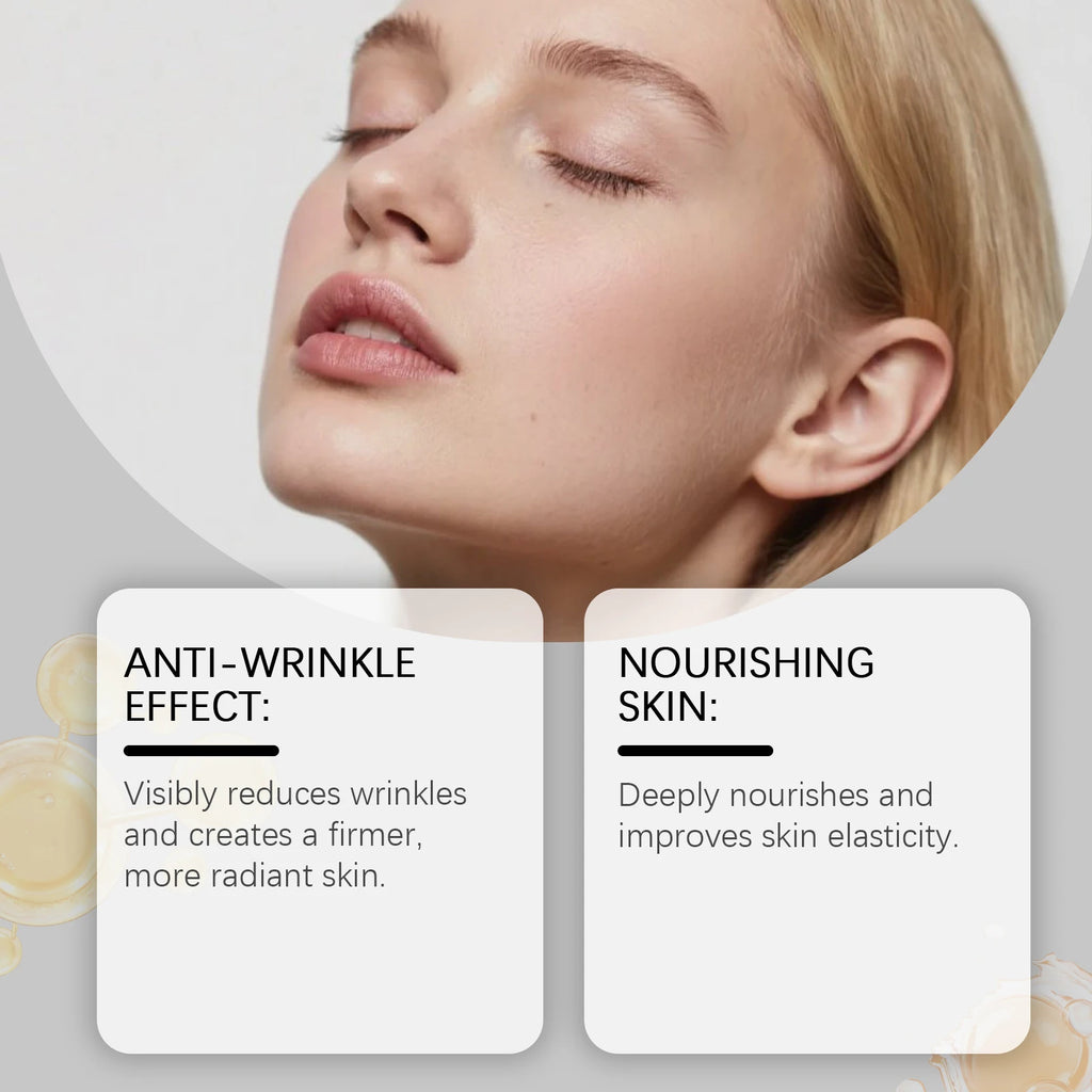 Firming Facial Care Oil Lifting Anti Wrinkle Lightens Lines Tightens Skin Nourishing Smoothing Soften Brightening Face Serum Qme