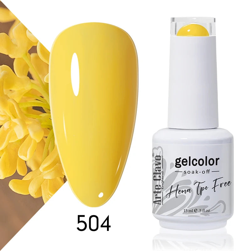 Arte Clavo Nail Gel Polish Spring Green Series Semi Permanent Varnish