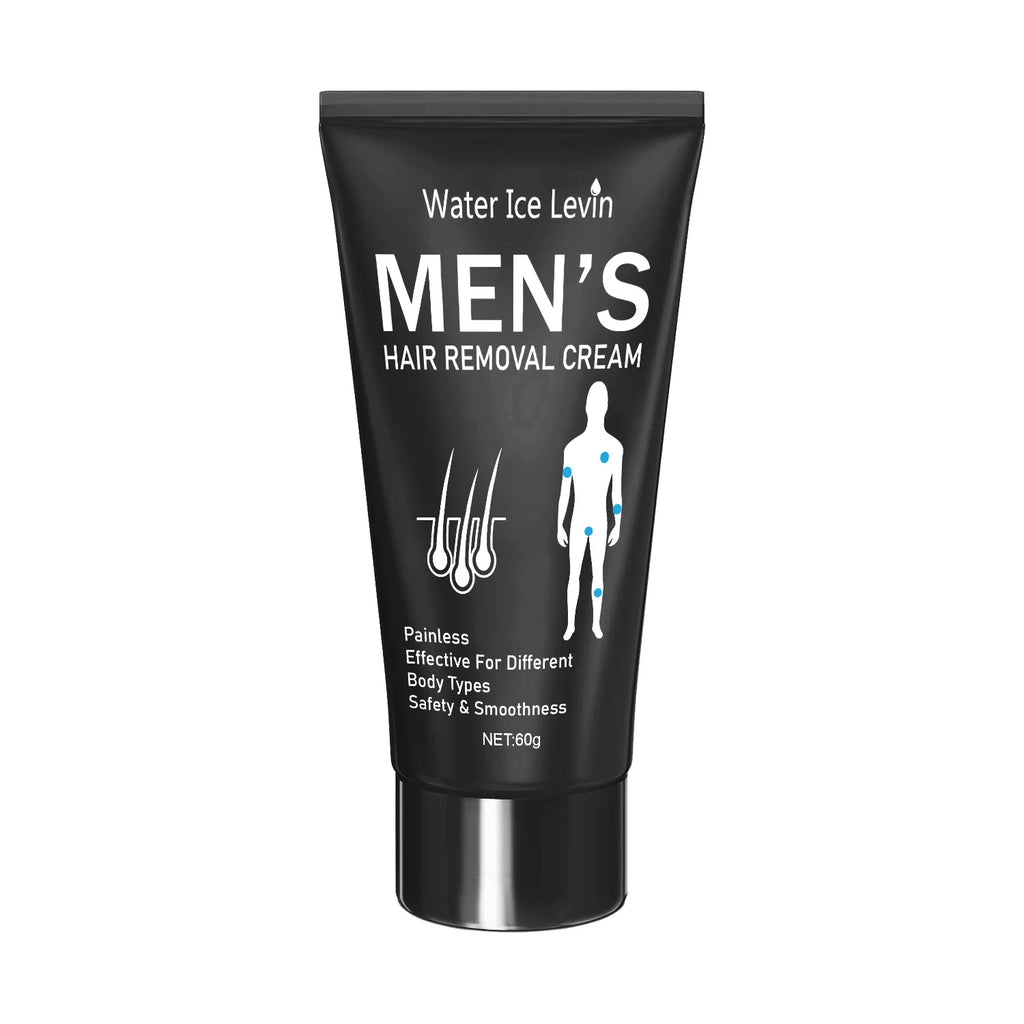 60g Hair Removal Cream for Both Men and Women, Painless, Fast, and Thorough, Leaving Skin Smooth and Refreshing, Restoring Confidence Qme 60g