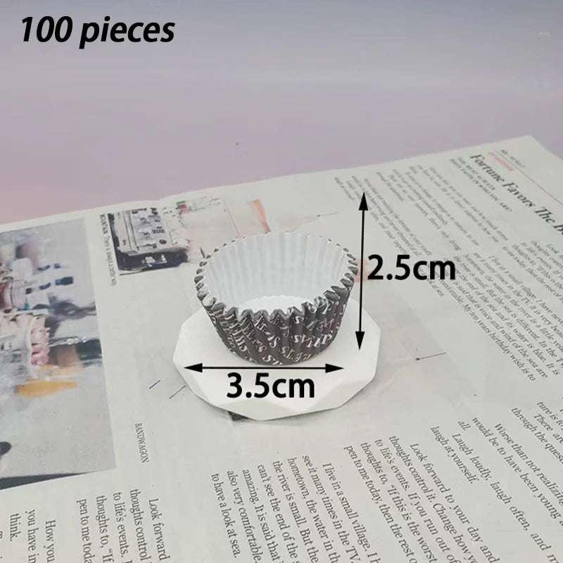 High-temperature Resistant Baking Chocolate Paper Cups Bread Cake 100 Qme A7