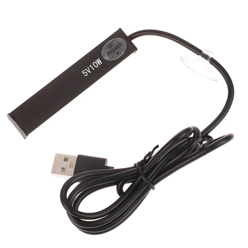 1Pc 5/10W Mini Aquarium Heater USB Charging For Small Fish Tank Heater Energy Saving Over Temperature Protection Accessories Qme 10W