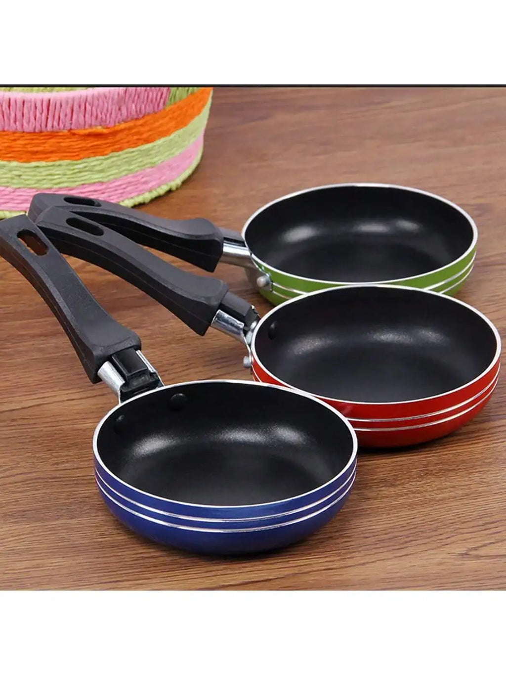 Mini Frying Pan Non-stick Steel Frypan Pot Saucepan Random Cookware Qme