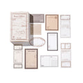 30 pcs/lot Vintage INS Loose leaf memo pad DIY Diary Album Scrapbooking hand made Stationery Craft Supplies Qme 6