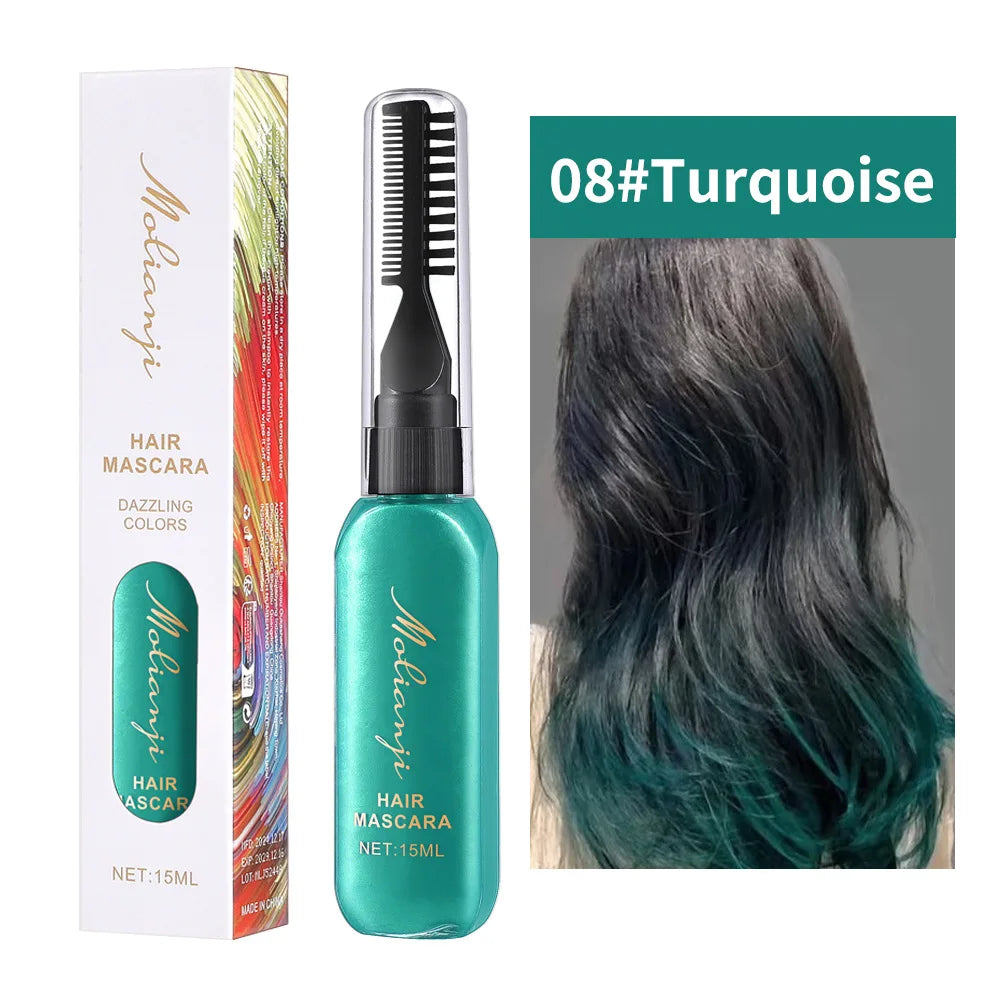 Multi Colored Hair Dye Natural Coloring Suitable Eyelashes Creating Qme 08 Turquoise
