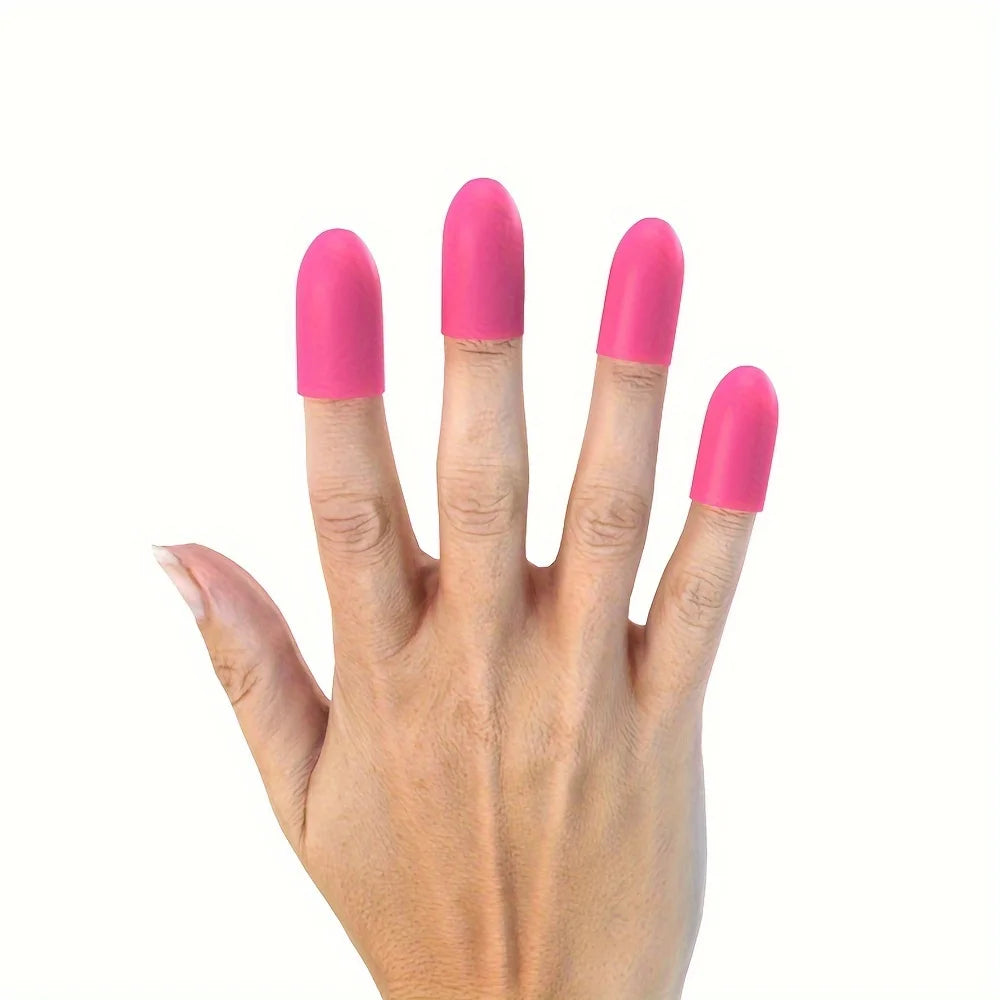 Silicone Finger Guards for Crafting, Guitar Playing, Anti-Slip Finger Protectors Qme