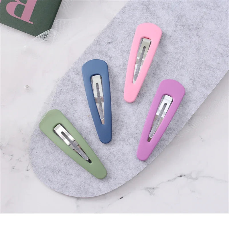 2Pcs/Set Cute Candy Colors Dripping Hairpins BB Clip Girls Children Hair Pin Barrette Accessories Women Kids Hairgrip Headdress Qme