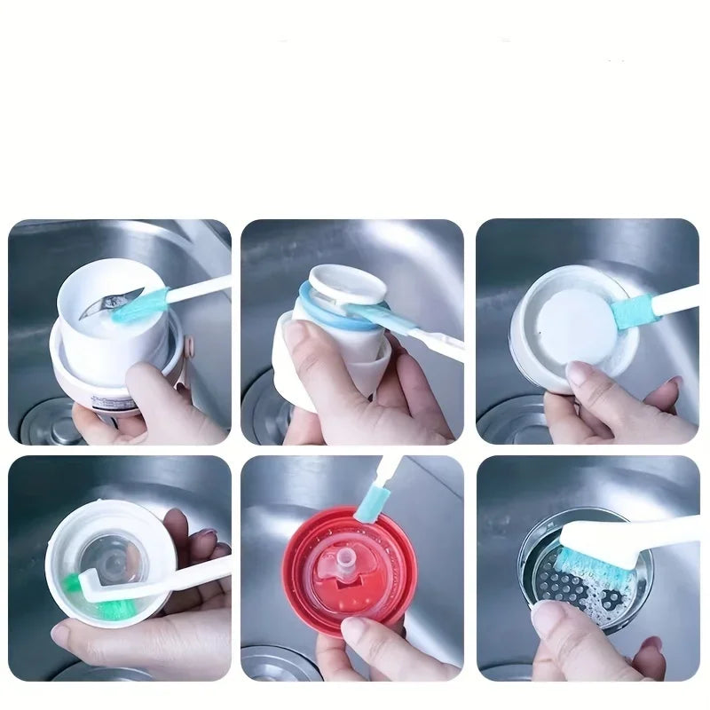Household Gap Cleaning Brush, Detail Tiny Scrub Cleaner Brush For Small Space Gaps Corner, Crevice Cleaning Tool Set Qme