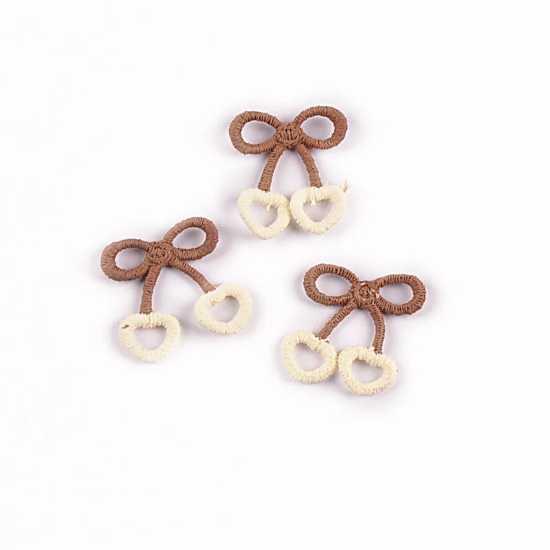20pcs 16-35mm Mix Bow Shape Personality Appliques For Clothing Bag Decoration DIY Sewing Accessory Patch Without Gum cp4185 Qme 20pcs 2x2.3cm 3