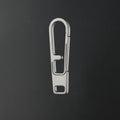 Titanium Alloy Zipper Puller Header Accessories Connector Keychain Qme Gray