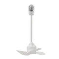 1pcs Household Electric Fan Indoor Ceiling Fan E27 Screw Mouth Brushless Motor 140mm Bedroom Silent Fan LED Energy-saving Fan Qme B