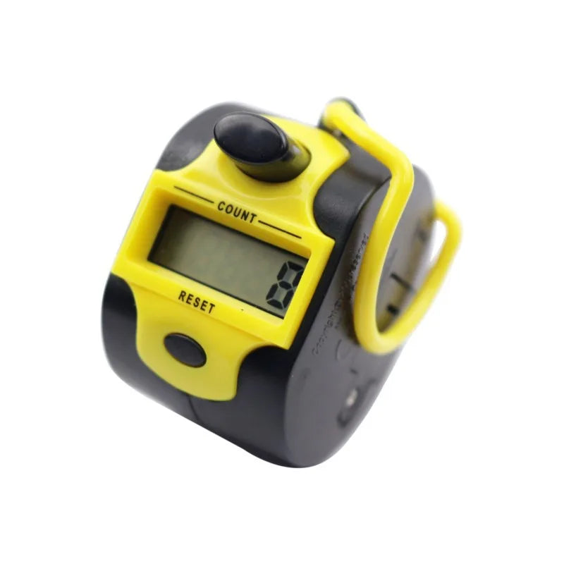 5 Digit Tally Counter Hand Held Knit Row Clickers Number Handheld Qme Yellow