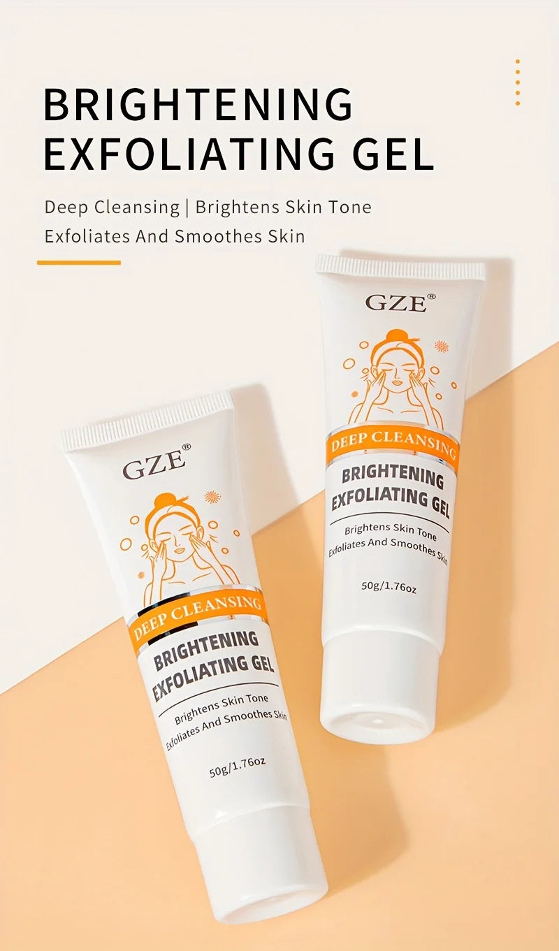 GZE Exfoliating Peeling Gel For Face, Facial Scrub Moisturizing Brightening Nourishing Repair Scrubs Face Cream Beauty Skin Care Qme
