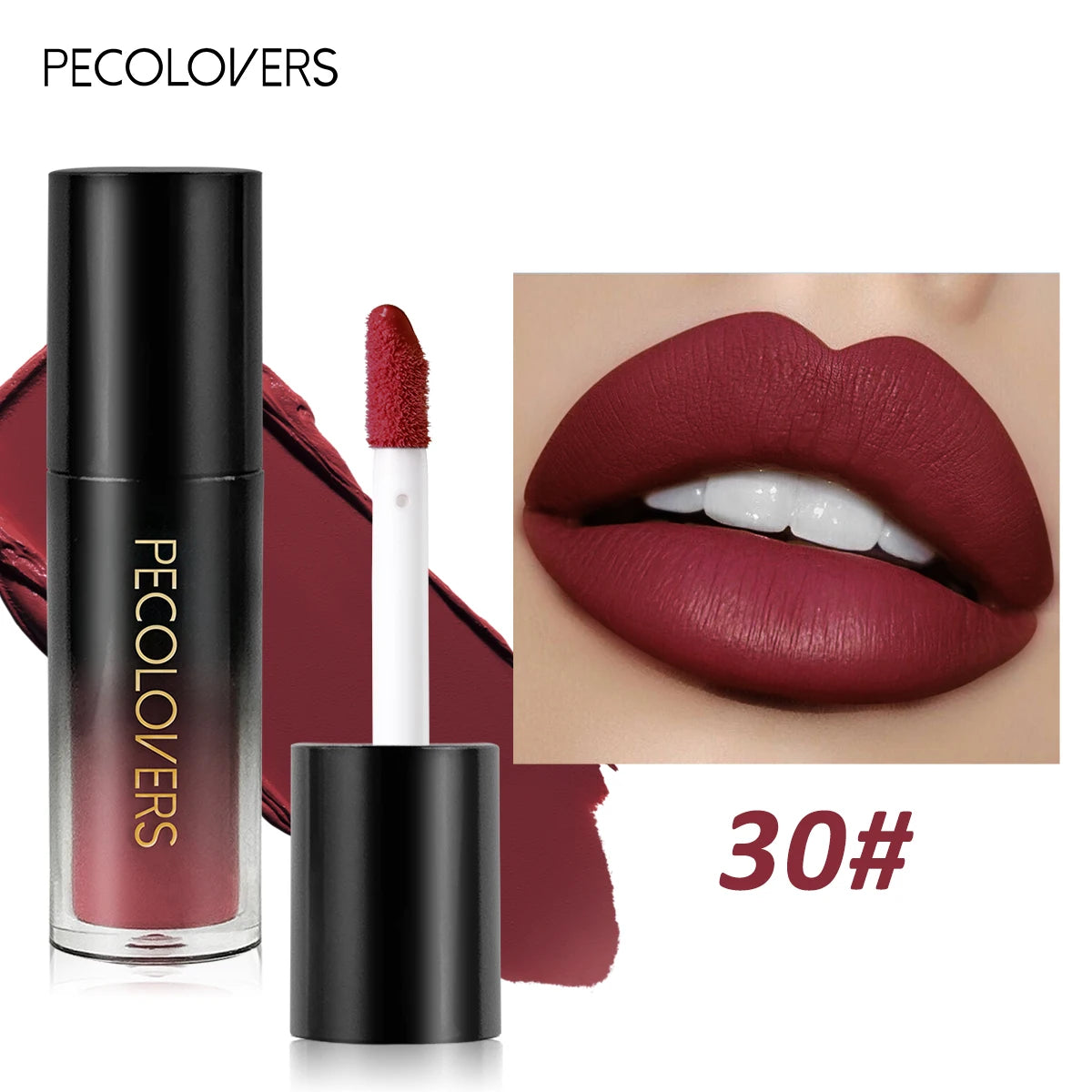 Multiple Colors Matte Velvet Lip Gloss Waterproof Long-lasting