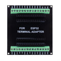 ESP32 Breakout Board GPIO 1 into 2 + ESP32 CP2102 NodeMCU-32S Lua 30Pin GPIO WiFi+Bluetooth-compatible Development Board Qme Terminal adapter 30p