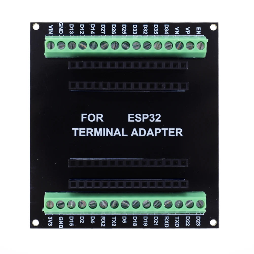 ESP32 Breakout Board GPIO 1 into 2 + ESP32 CP2102 NodeMCU-32S Lua 30Pin GPIO WiFi+Bluetooth-compatible Development Board Qme Terminal adapter 30p