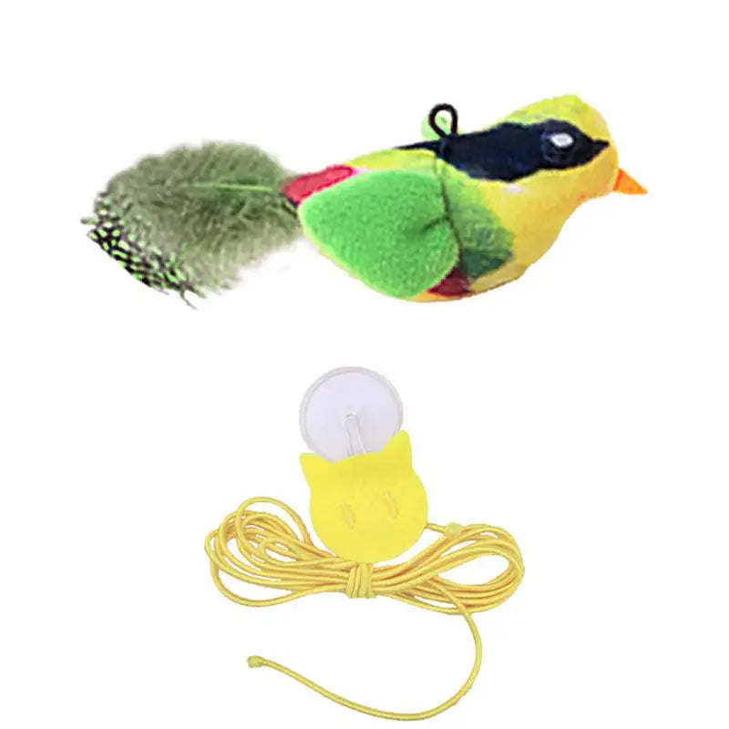 Plush Cat Toy Simulation Mouse Realistic Chirping Feature Kitten Qme A4