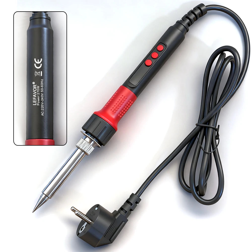 120W 150W Digital Electric Soldering Iron Tool Dual Calibration Qme 270W-220V-EU
