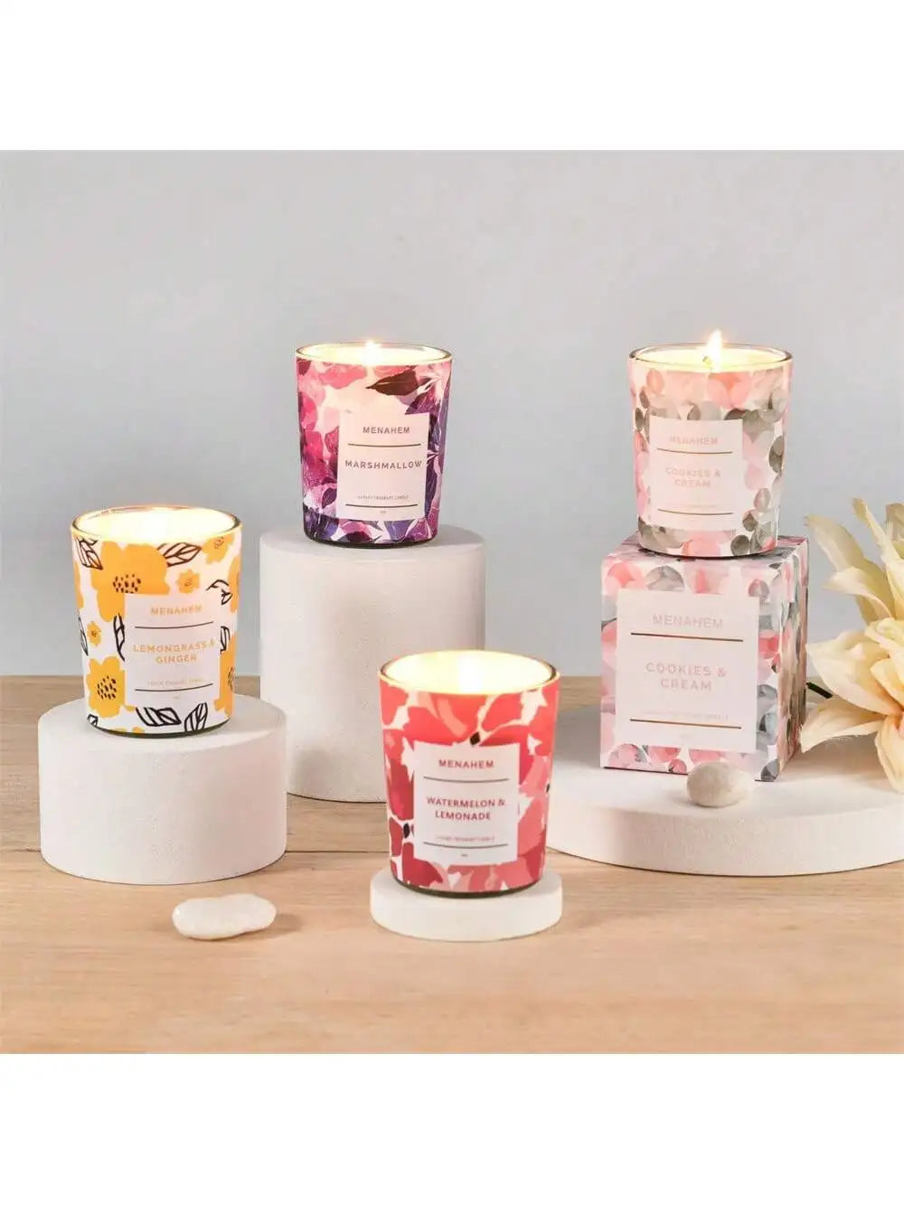 Aromatherapy Candles Soy Wax Bedroom Premium Light Luxury Room Qme