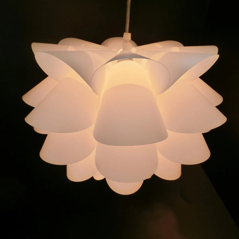 Modern Lamp Shade Nordic Style Lotus Flower Lampshade Creative Lamp Protection Lampshade Home Living Room Decoration Qme