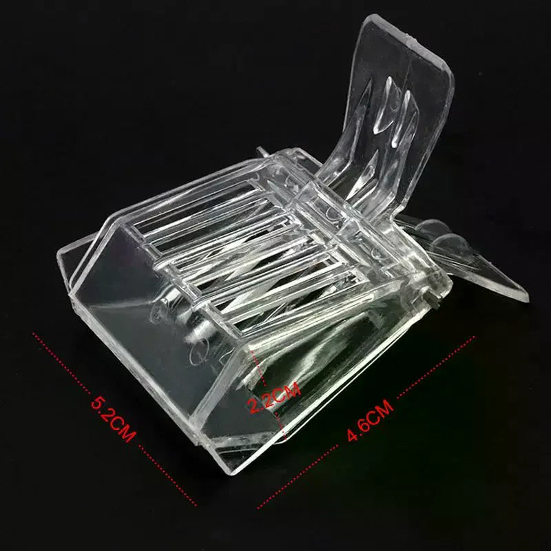 3/5 Transparent Clip-on Bee Cages, Plastic Clips, Queen Cages, Bee Catchers, Beekeeping Tools Qme