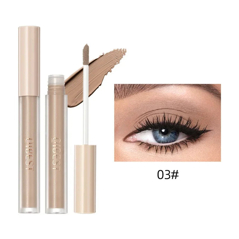 8 Colors Matte Nude Eye Bronzer Liquid Eyeshadow Waterproof Long Lasting Eye Shdaow Natural Cheek Contour Woman Makeup Cosmetic Qme 03 1PCS