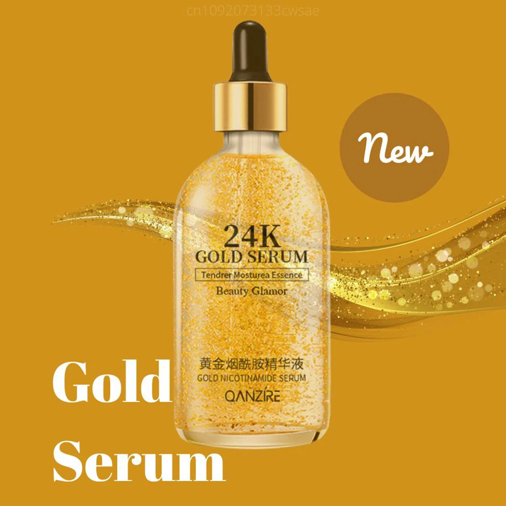 24K Gold Facial Mask Anti-aging Face Moisturizes Skin Helps Reduces Qme 2pcs