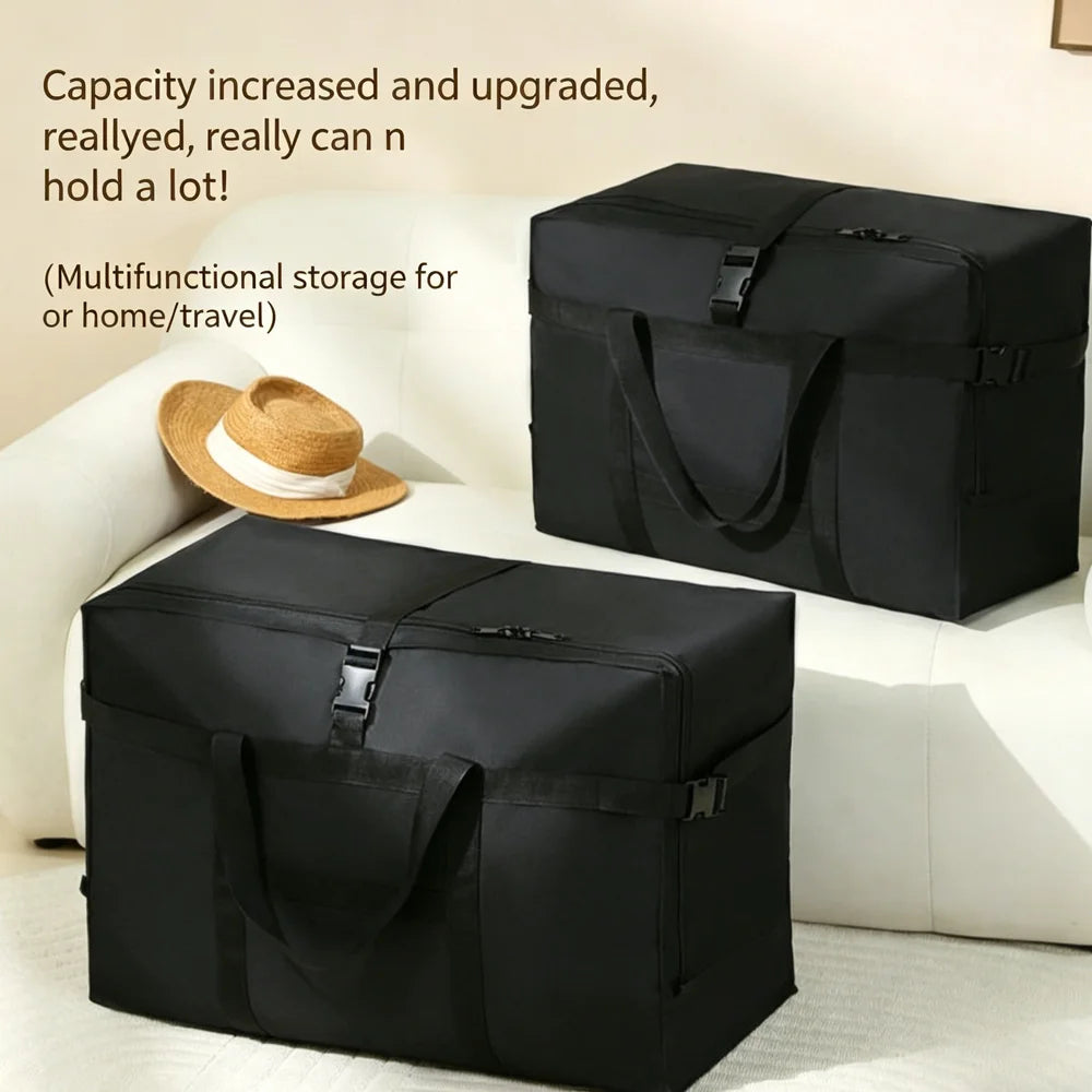 Heavy Duty Extra Large Oxford Moving Packing Bag Thickened Quilt & Clothes Storage Organizer for Travel Check-in Duffle Qme
