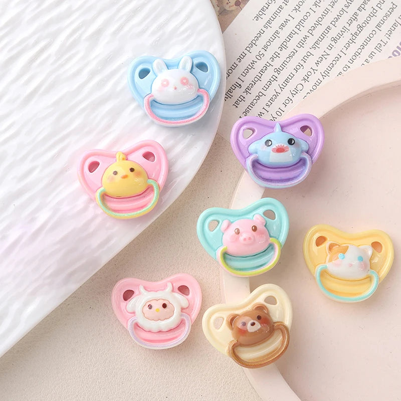 Lovely Mini Doll Pacifier Play House Supplies Dummy Nipples Baby Qme
