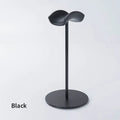 Stylish Non-Slip Aluminum Headphone Stand for Headset Holder Qme black