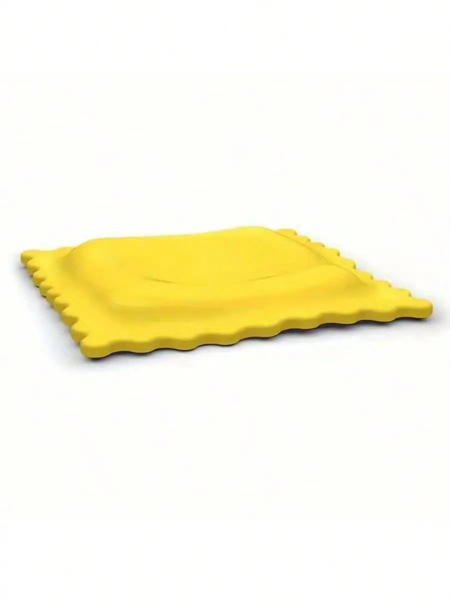 1 Cute Cartoon Biscuit-shaped Silicone Spoon Rest Heat Resistant Qme 1pc