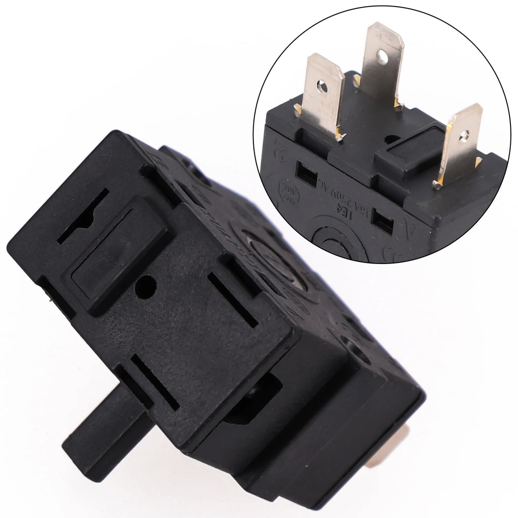 AC 250V 16A Rotary Switch Selector Electric Radiators Supporting Both Qme