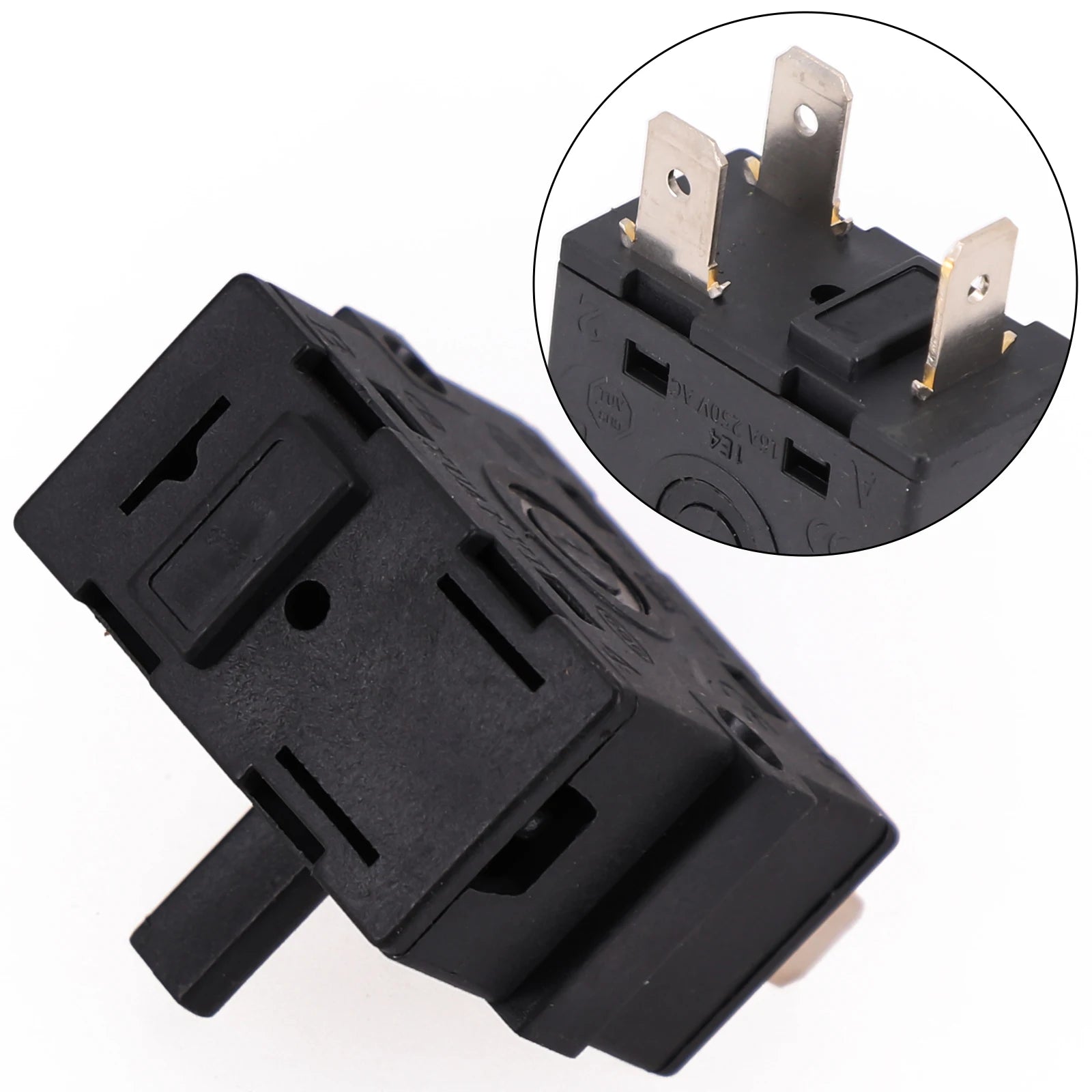 AC 250V 16A Rotary Switch Selector Electric Radiators Supporting Both Qme