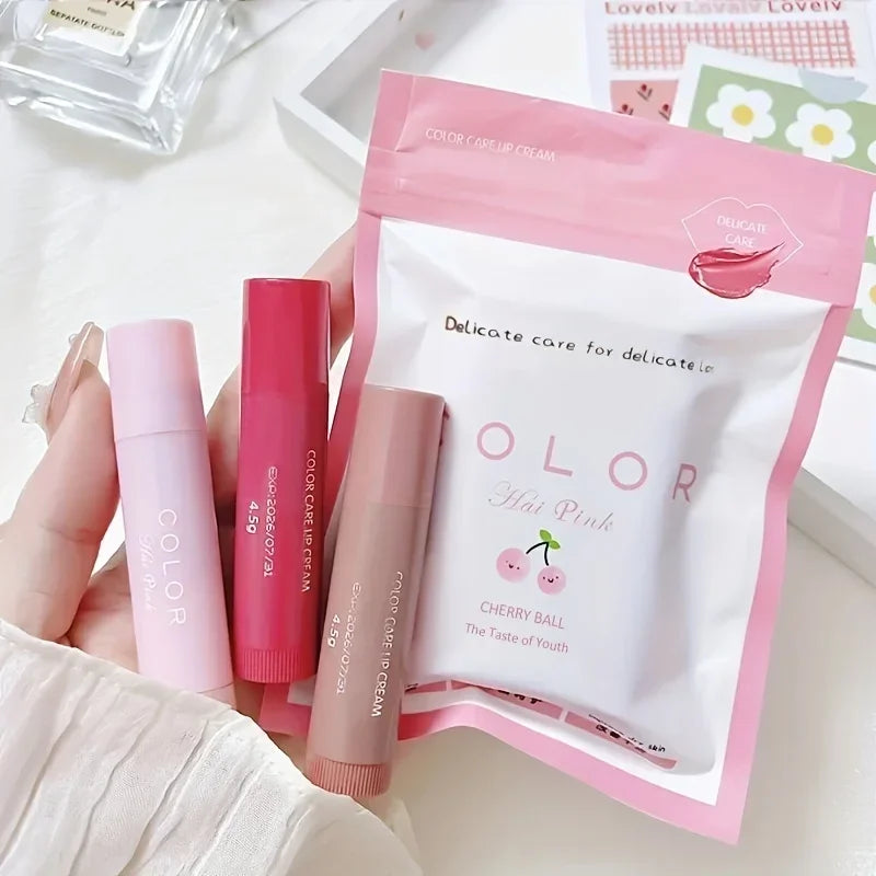 Colored Moisturizing Lip Balm Lipstick Moisturizing ,Moisturizing, Diluting Lip Lines ,Anti-Drying ,Anti-Cracking Lip Balm ﻿ Qme