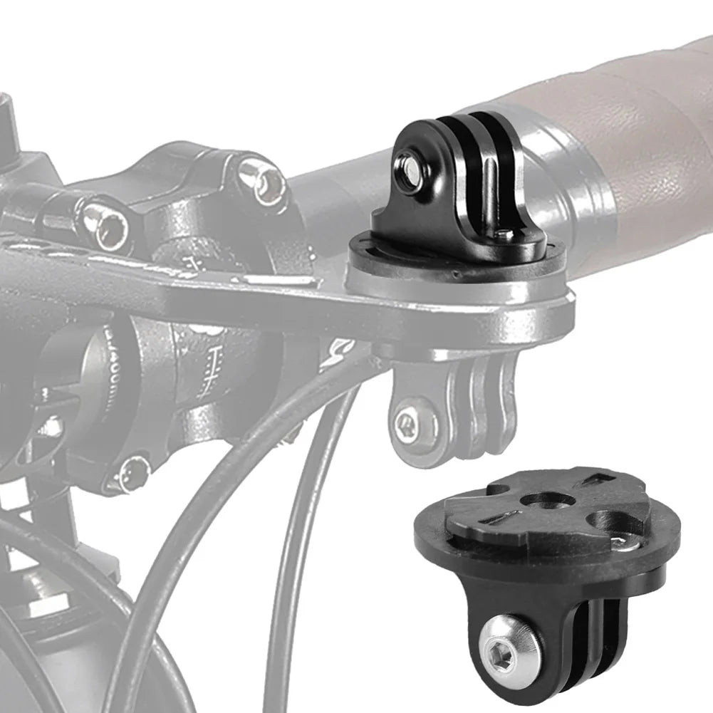 Bike Camera Mount Holder Bracket Adapter Cycling Front Light Bracket Camera Stand Bike Computer Holder Adapter for Garmin Gopro Qme