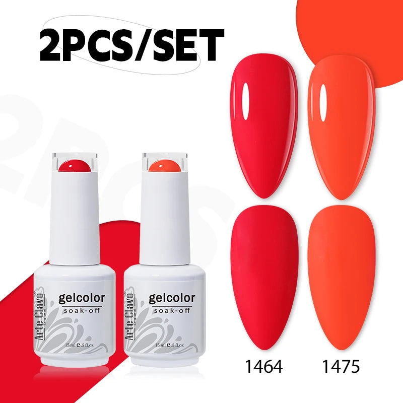 Arte Clavo Gel Nail Polish Base Primer Coat Mix Manicure Semi