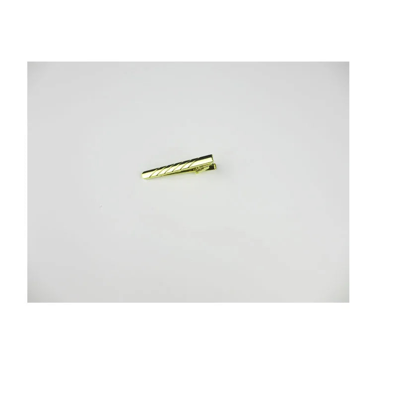 Tie Clips Metal Fashion Accessories Simple Bar Clasp Pin Coravate Men Qme Gold-color