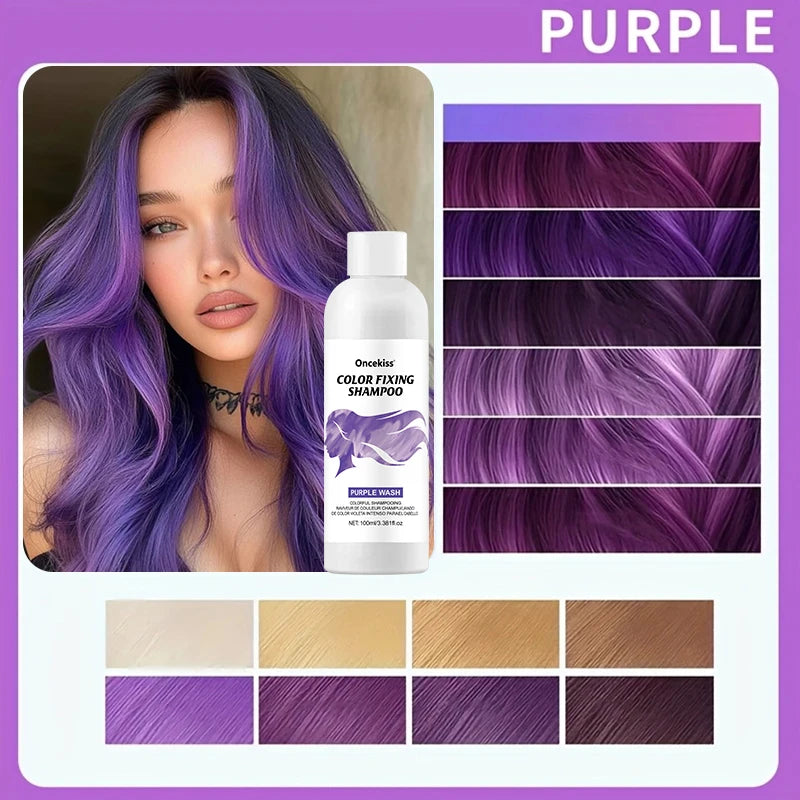 Semi-permanent Hair Coloring Shampoo Invisible Protects Fixes Qme