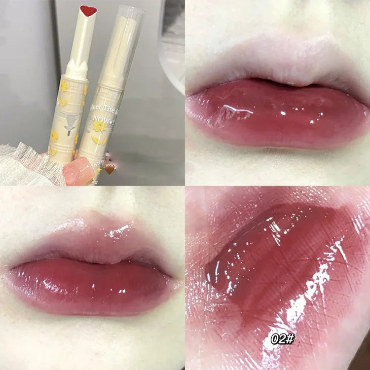 Gege Bear Flower Language Honey Heart Lipstick Love Shiny Qme GX1030-02