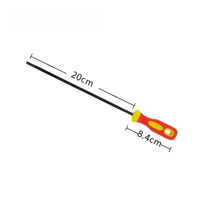 3/6Pcs Chainsaw File Hand Tools 4.0/4.8/5.5cm Sharpening Chainsaw Saw Chain Files Sharpener For Woodwork Qme