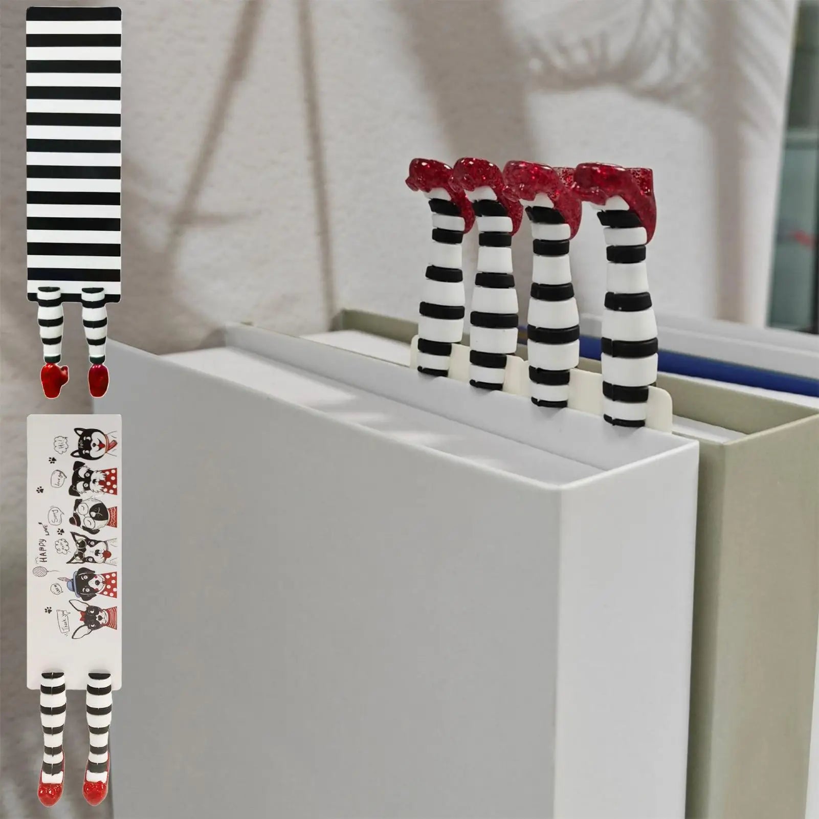 Witch Bookmark Funny Page Marker 3D Witch Bookmark Pagination Mark Decor For Bookworms Qme