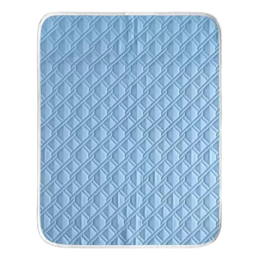 Cooling Pad For Dog Sweat Absorbent Sleeping Rug 45x35cm Soft Self Cooling Pet Mat For Small Medium Large Dog Kitten Qme 02