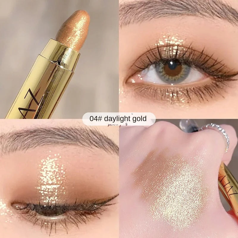 Long-lasting Waterproof Double-headed Shimmer Eyeshadow Stick Qme d2-900-4